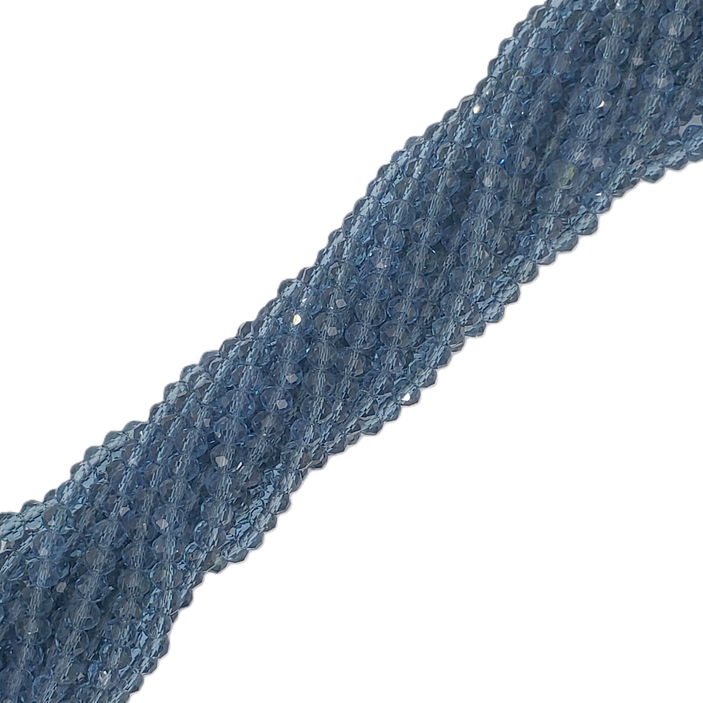 Chinese Crystal, Rondelle 4mm