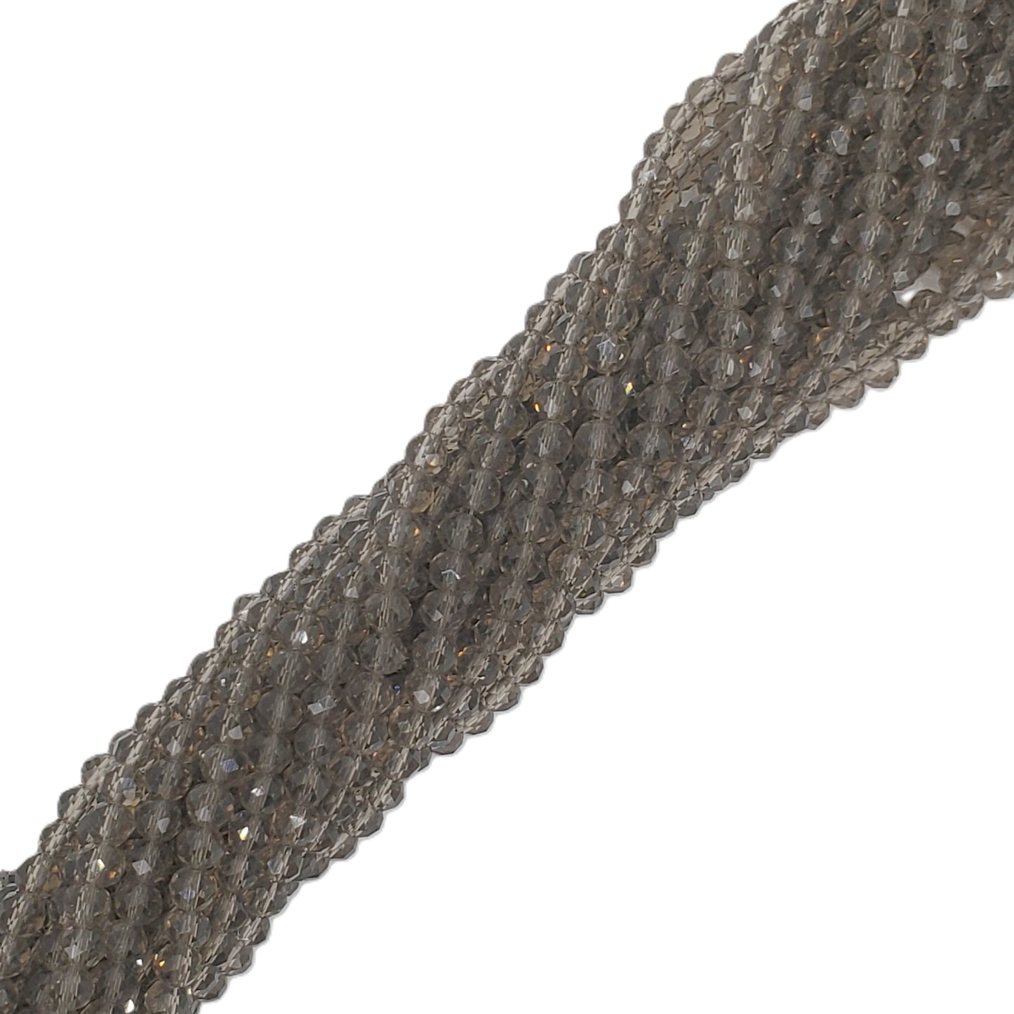 Chinese Crystal, Rondelle 4mm