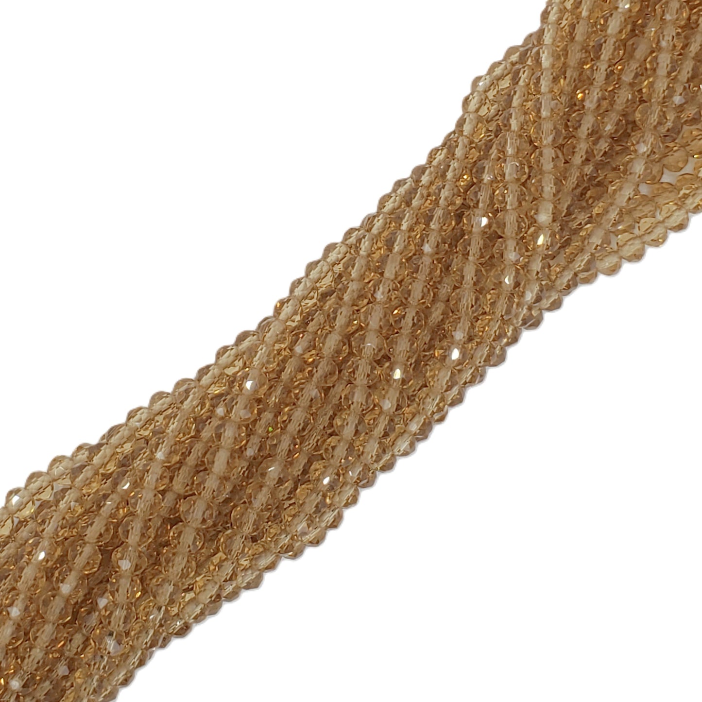 Chinese Crystal, Rondelle 4mm