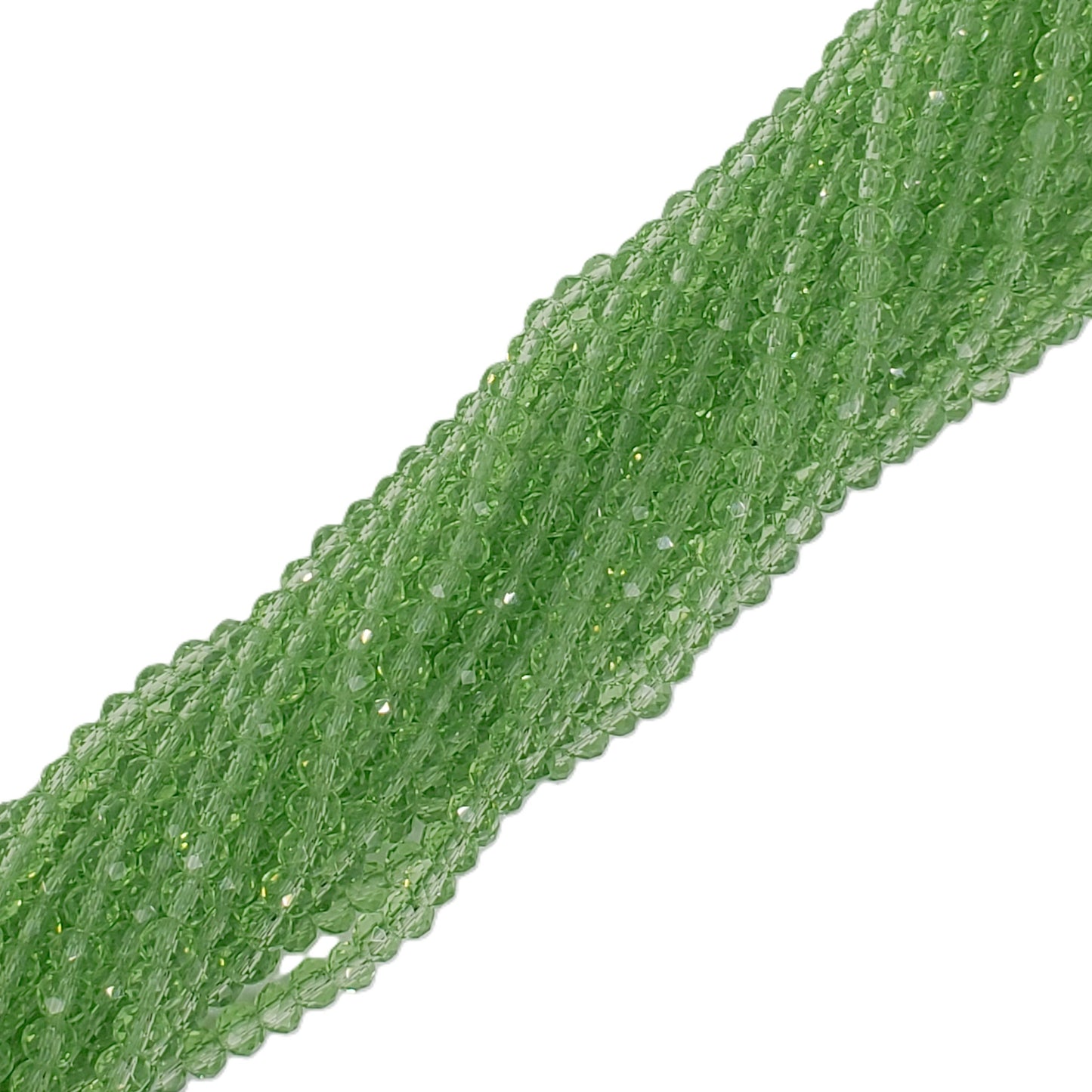 Chinese Crystal, Rondelle 4mm