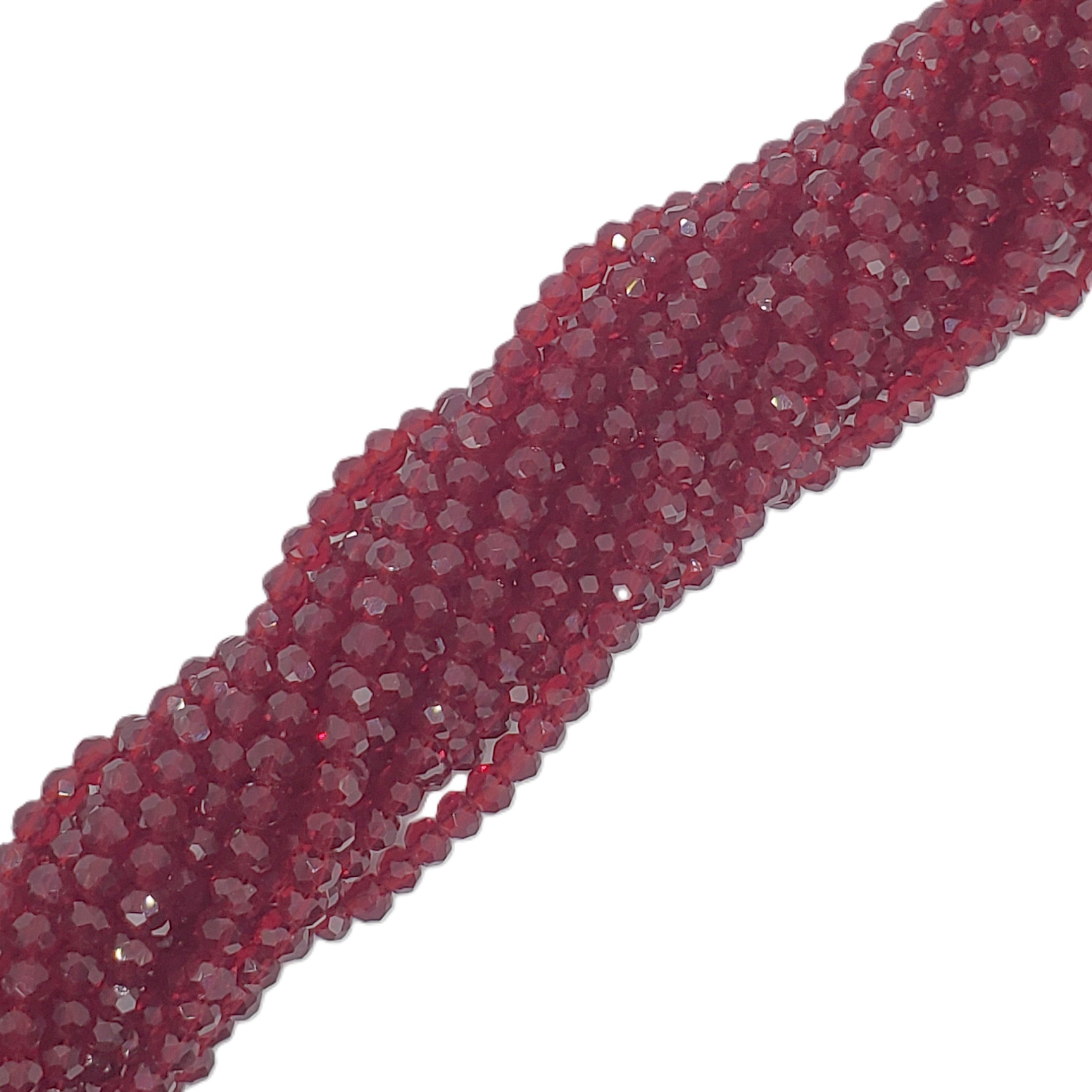 Chinese Crystal, Rondelle 4mm