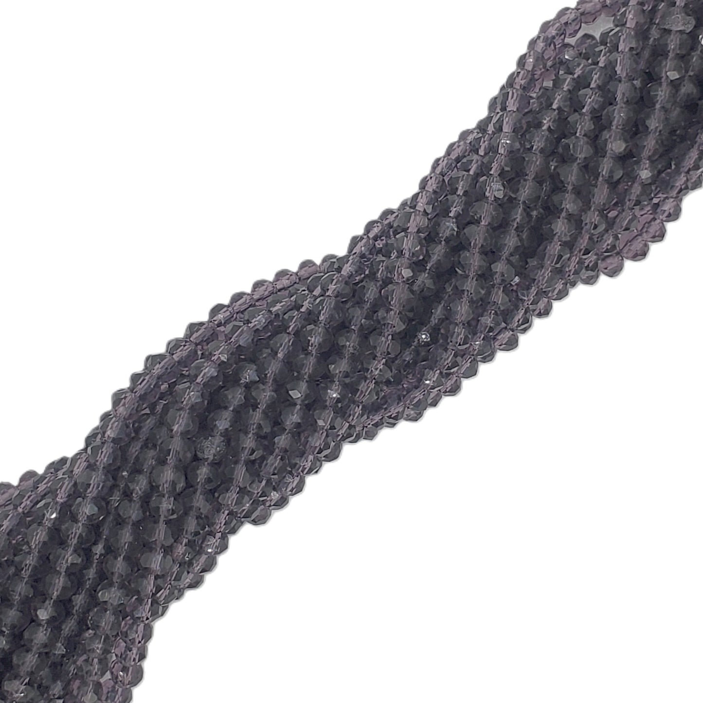 Chinese Crystal, Rondelle 4mm