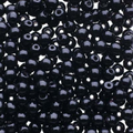 Czech Druk Beads - Opaque Jet