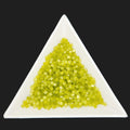 10C-05653, Czech 2 Cut 22g Satin Light Green SOLGEL