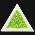 10C-05654, Czech 2 Cut 22g Satin Green SOLGEL