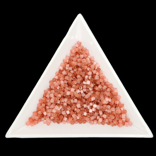 10C-05693, Czech 2 Cut 22g Satin Dark Pink SOLGEL