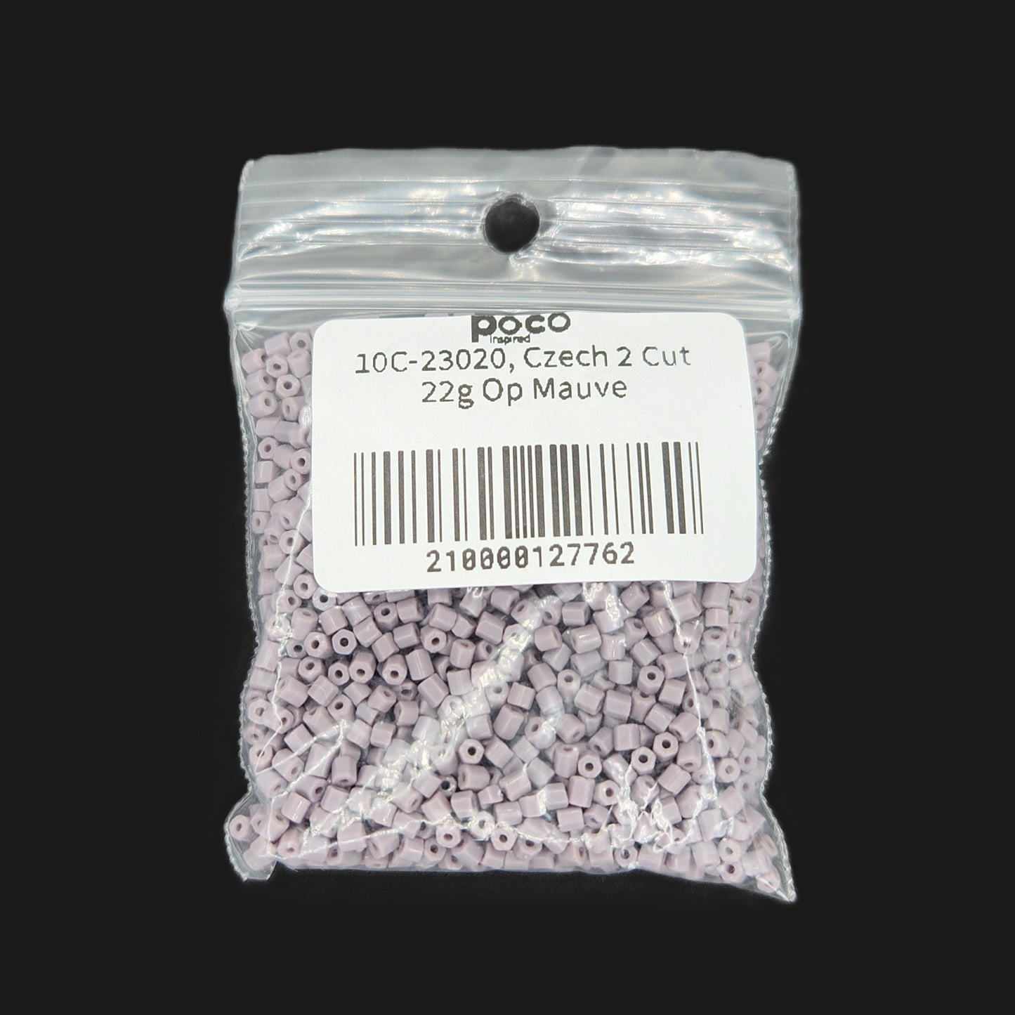 10C-23020, Czech 2 Cut 22g Op Mauve