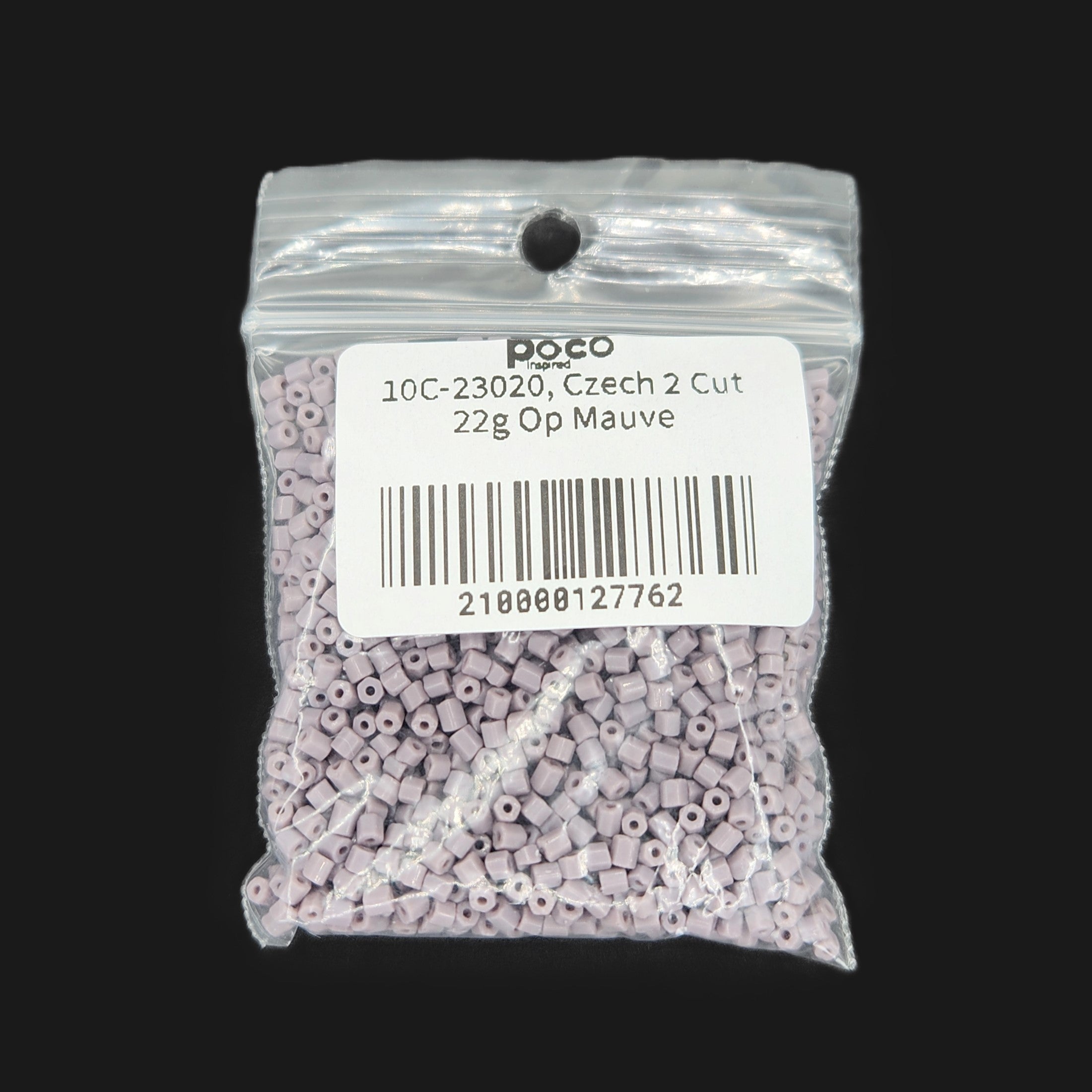10C-23020, Czech 2 Cut 22g Op Mauve