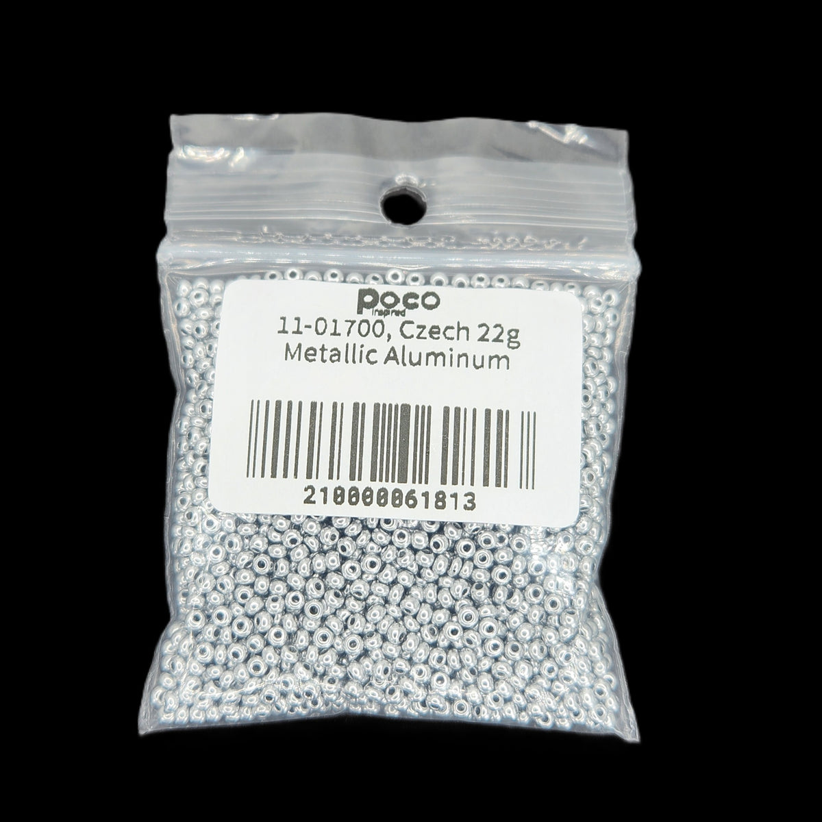 11-01700, Czech 22g Metallic Aluminum