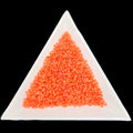 11-08A91, Czech 22g Color Lined Terra Intensive Orange