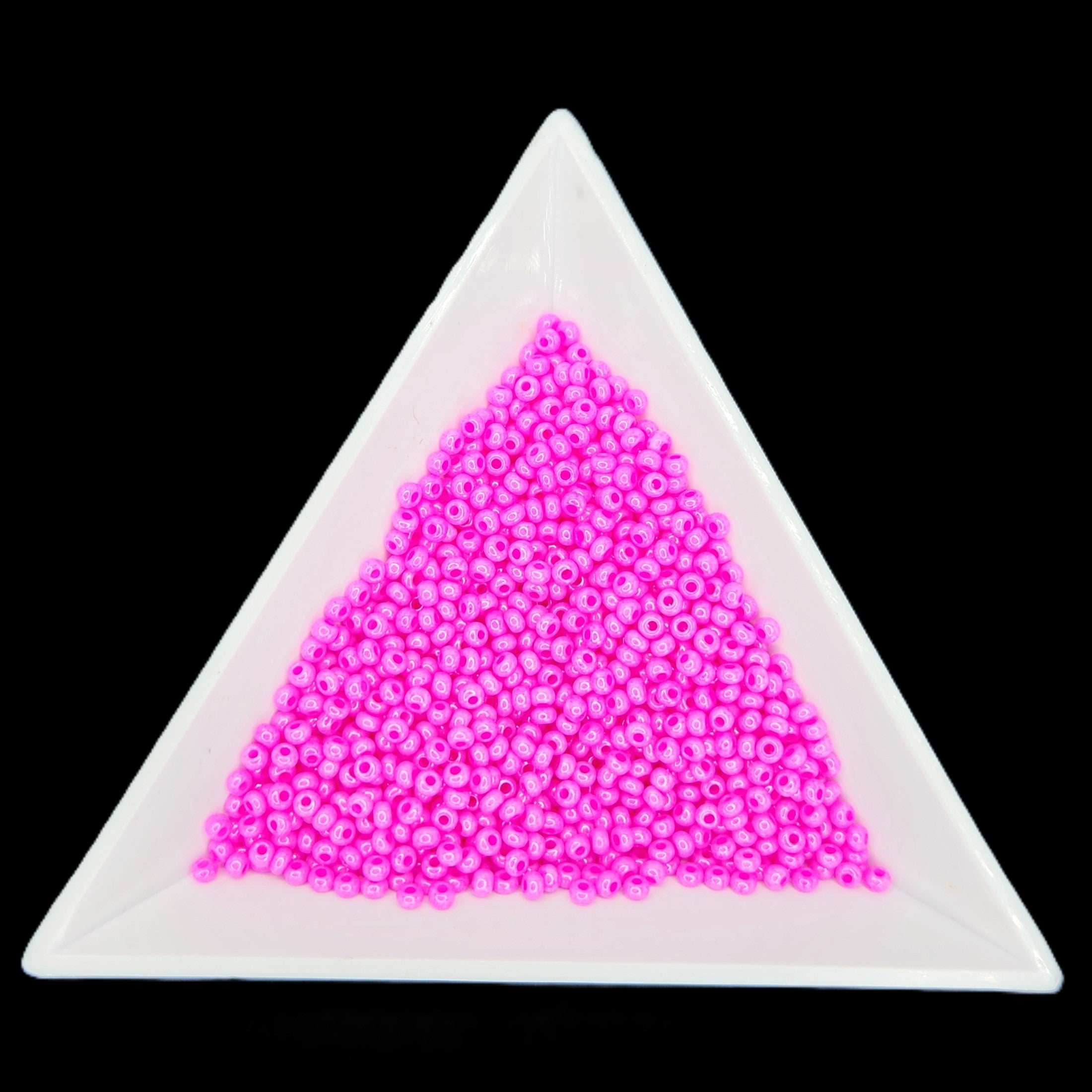 11-16177, Czech 22g Opaque Rose Dyed