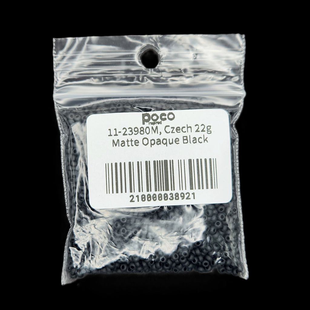 11-23980M, Czech 22g Op Matte Black