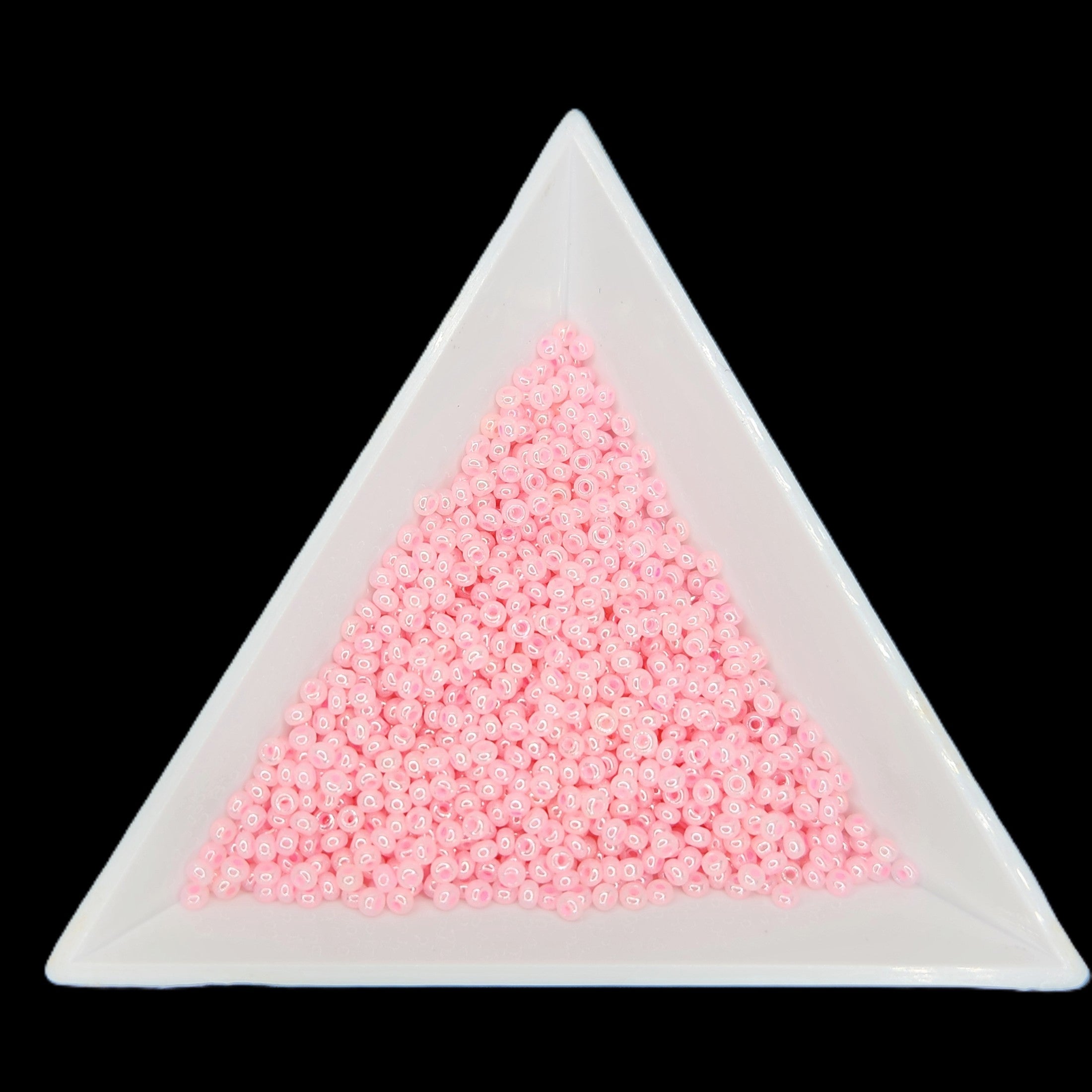 11-37173, Czech 22g Opaque Pale Pink Dyed Pearl