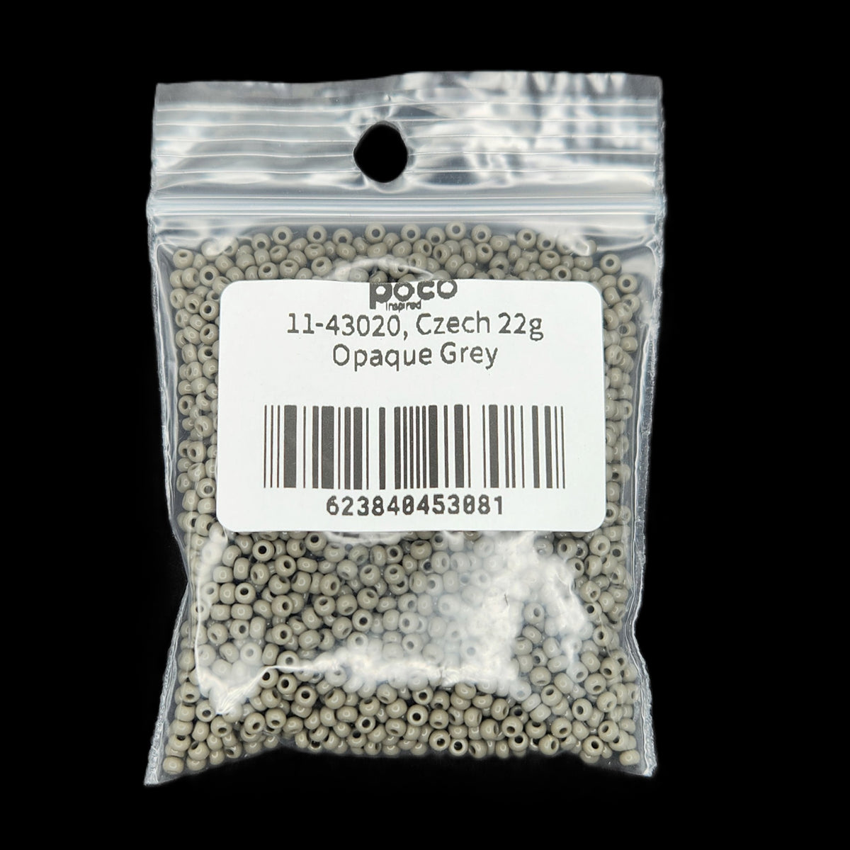 11-43020, Czech 22g Opaque Grey