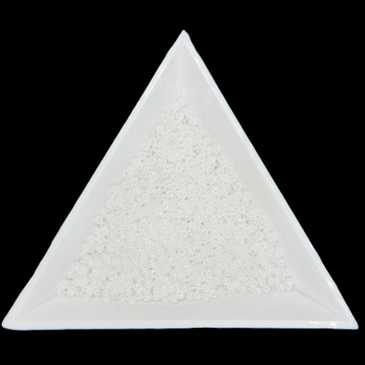 11-57102, Czech 22g Op White Pearl
