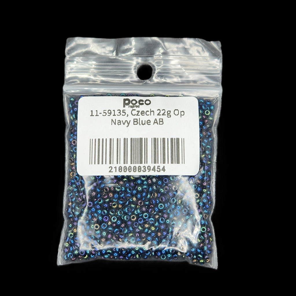 11-59135, Czech 22g Op Navy Blue AB