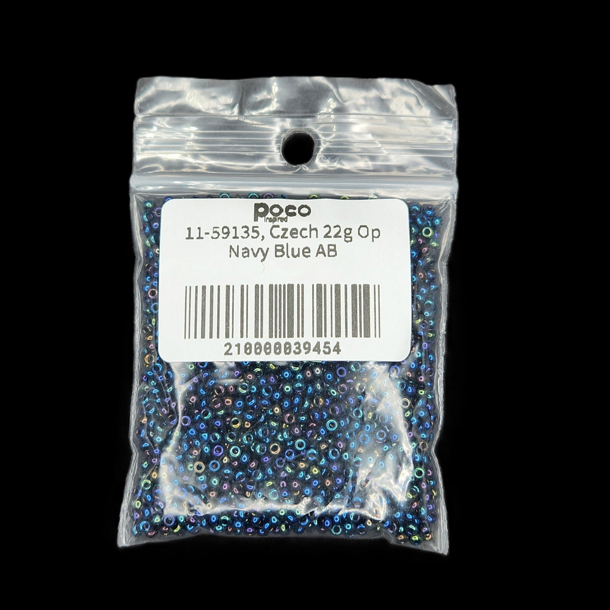 11-59135, Czech 22g Op Navy Blue AB