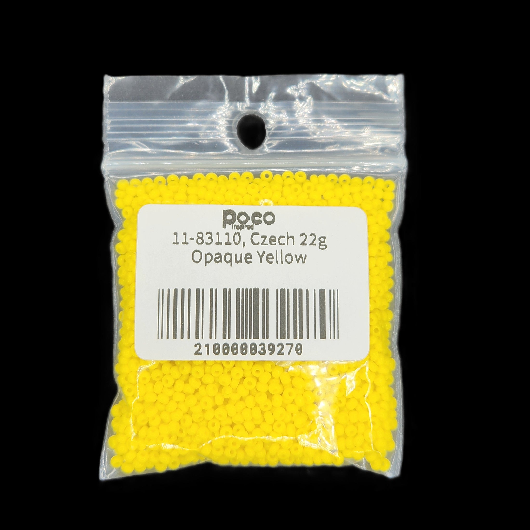 11-83110, Czech 22g Opaque Yellow