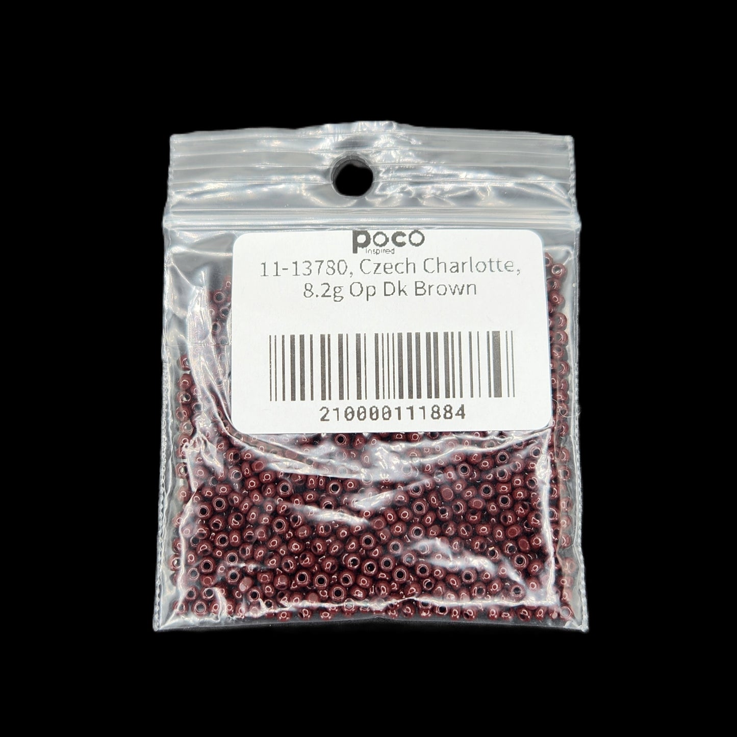 11-13780, Czech Charlotte, 8.2g Op Dk Brown