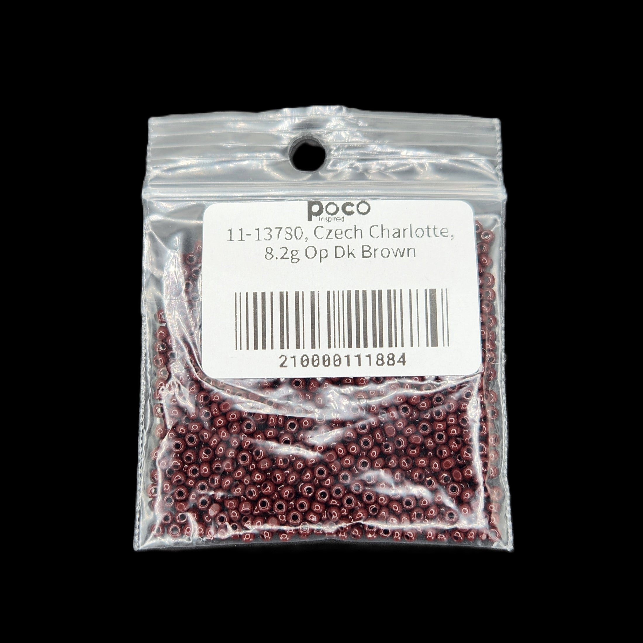 11-13780, Czech Charlotte, 8.2g Op Dk Brown