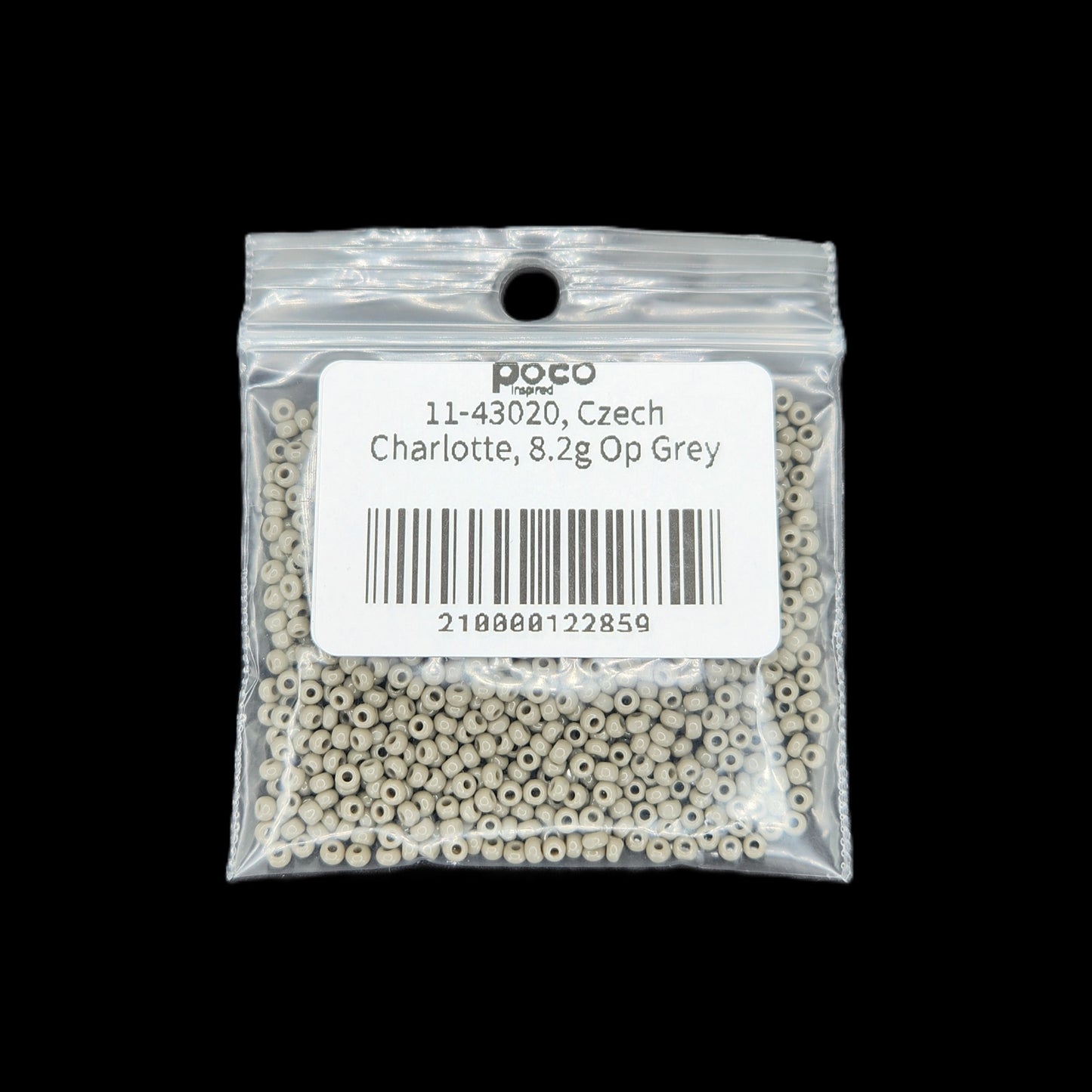 11-43020, Czech Charlotte, 8.2g Op Grey