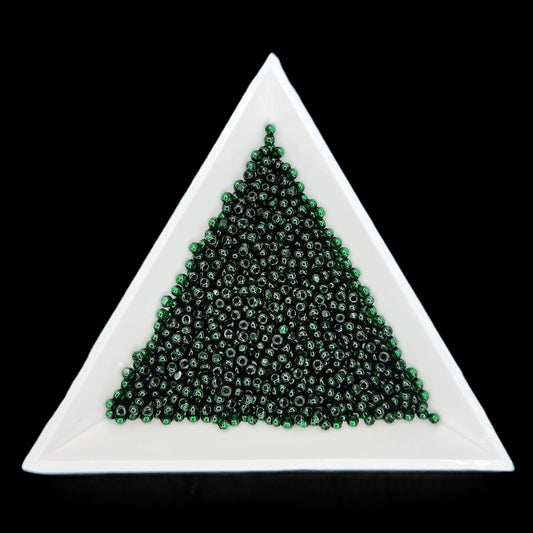 11-50150, Czech Charlotte, 8.2g Tr Dark Green