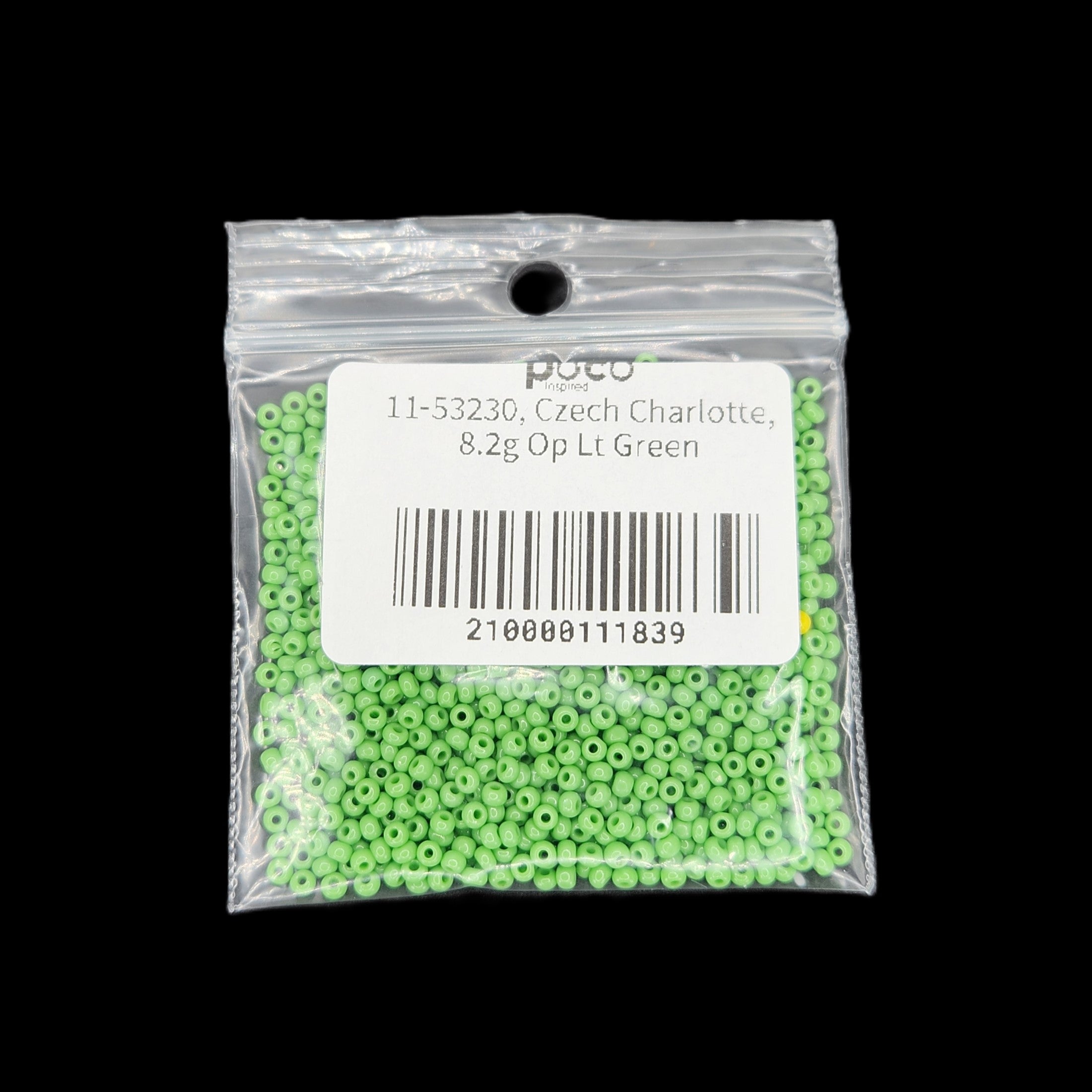 11-53230, Czech Charlotte, 8.2g Op Lt Green