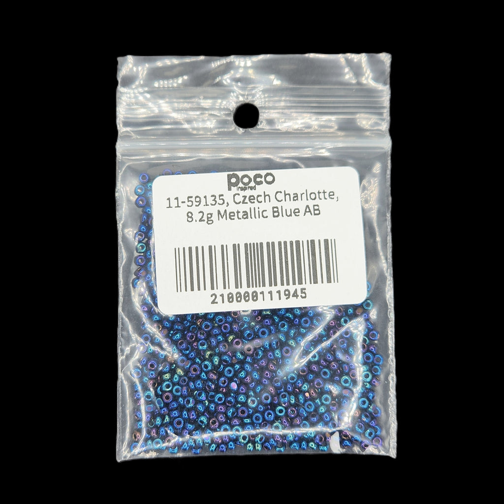 11-59135, Czech Charlotte, 8.2g Metallic Blue AB