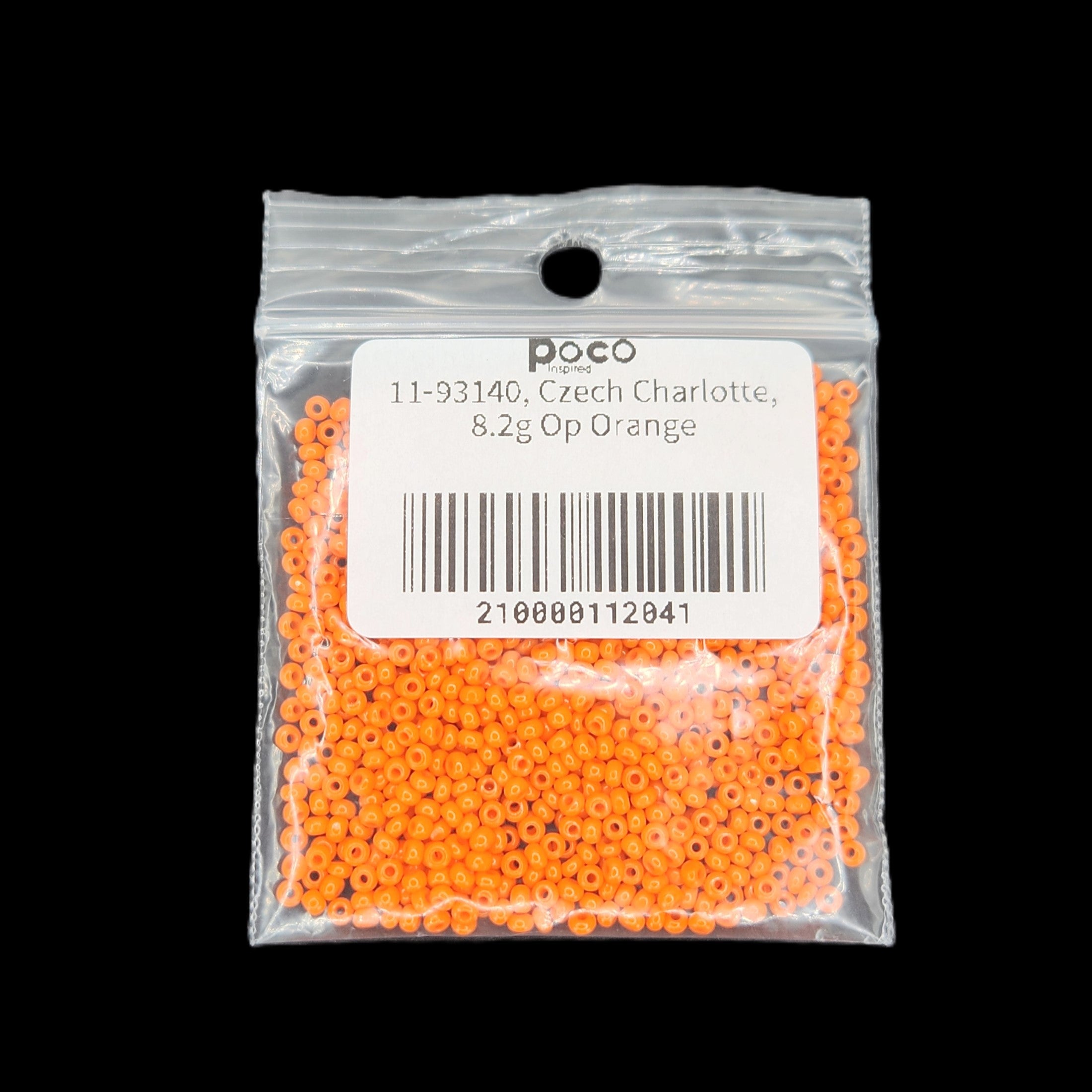 11-93140, Czech Charlotte, 8.2g Op Orange