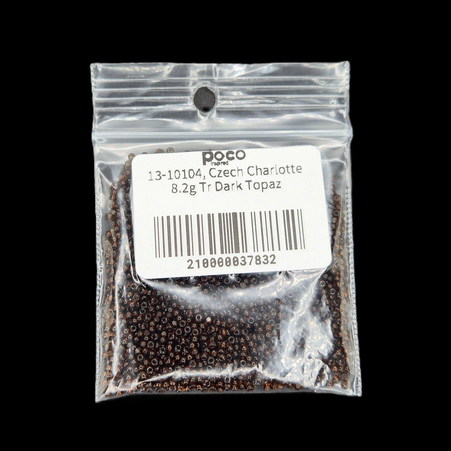 13-10104, Czech Charlotte 8.2g Tr Dark Topaz