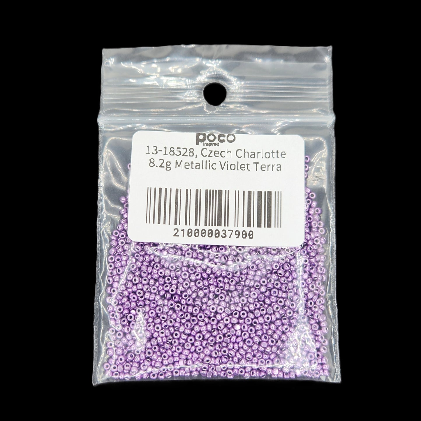 13-18528, Czech Charlotte 8.2g Metallic Violet Terra