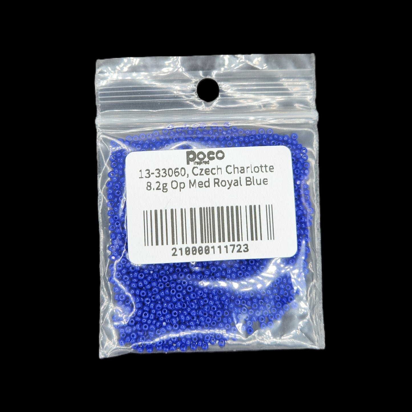 13-33060, Czech Charlotte 8.2g Op Med Royal Blue