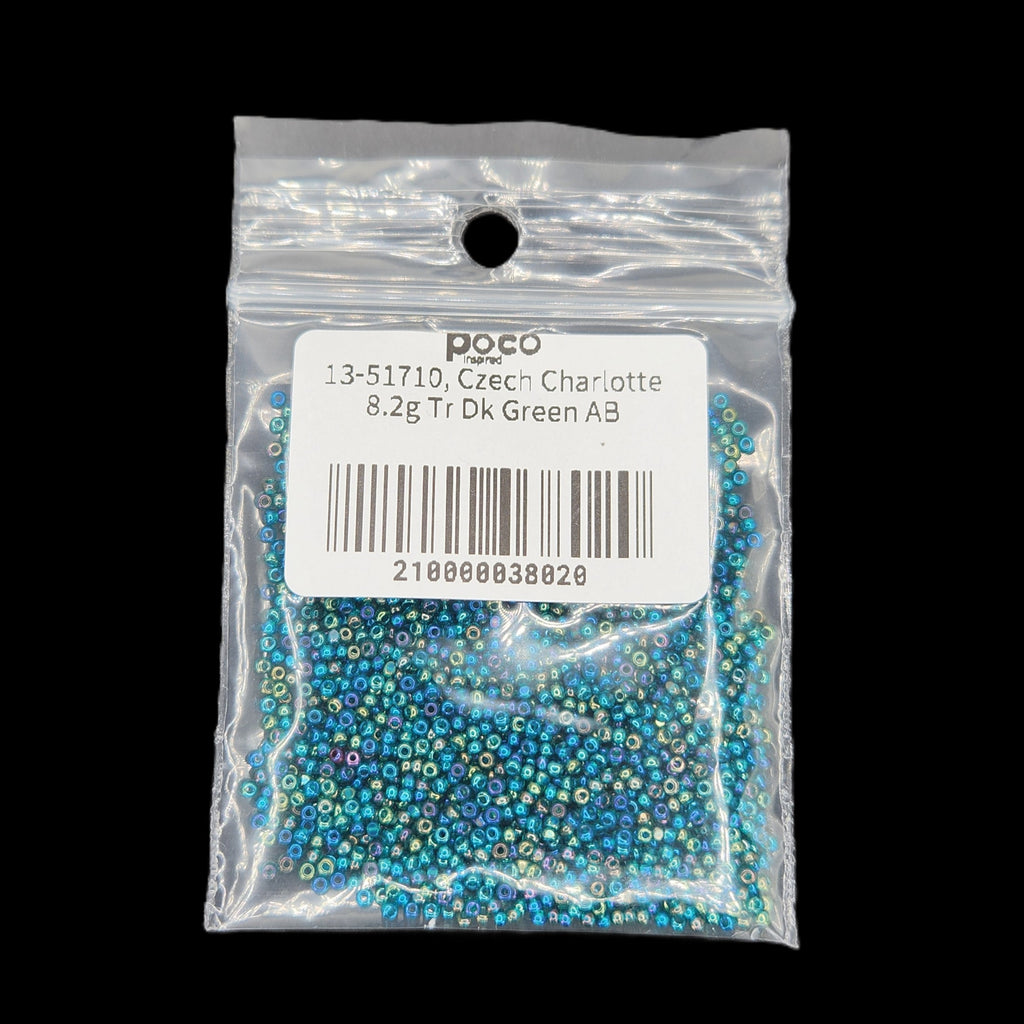 13-51710, Czech Charlotte 8.2g Tr Dk Green AB