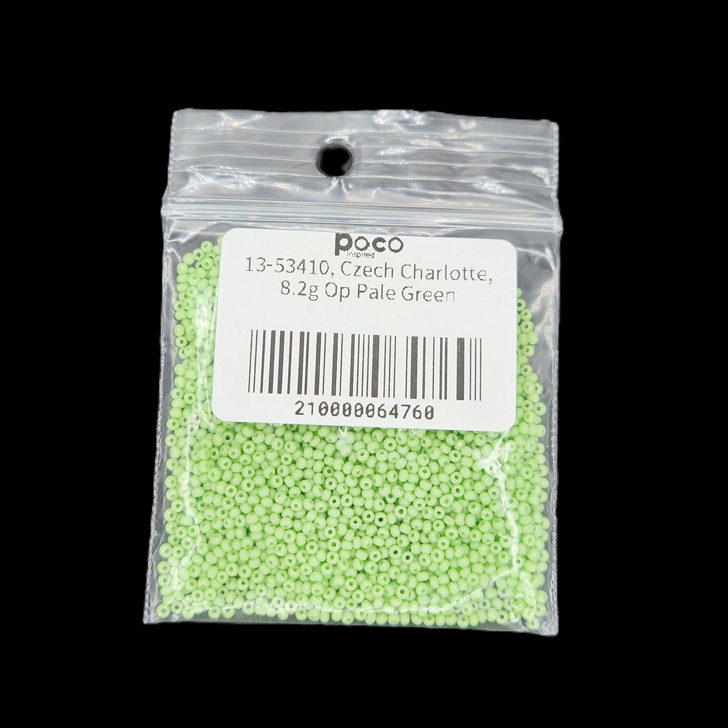 13-53410, Czech Charlotte, 8.2g Op Pale Green