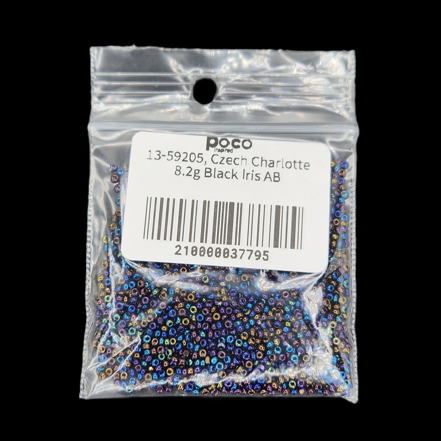 13-59205, Czech Charlotte 8.2g Black Iris AB