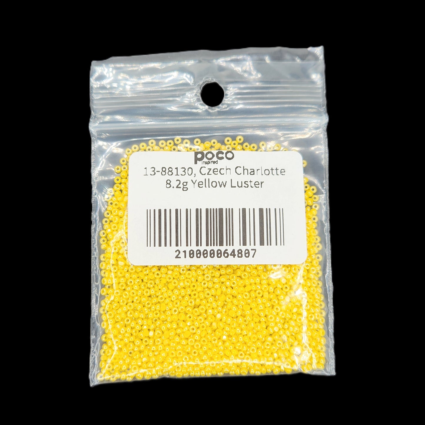 13-88130, Czech Charlotte 8.2g Yellow Luster
