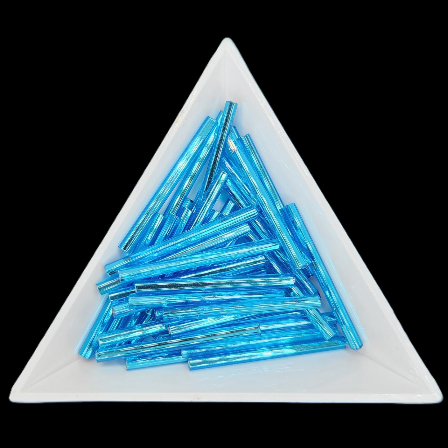 BU30-67150, 30mm Bugle 22g Silver Lined Aqua