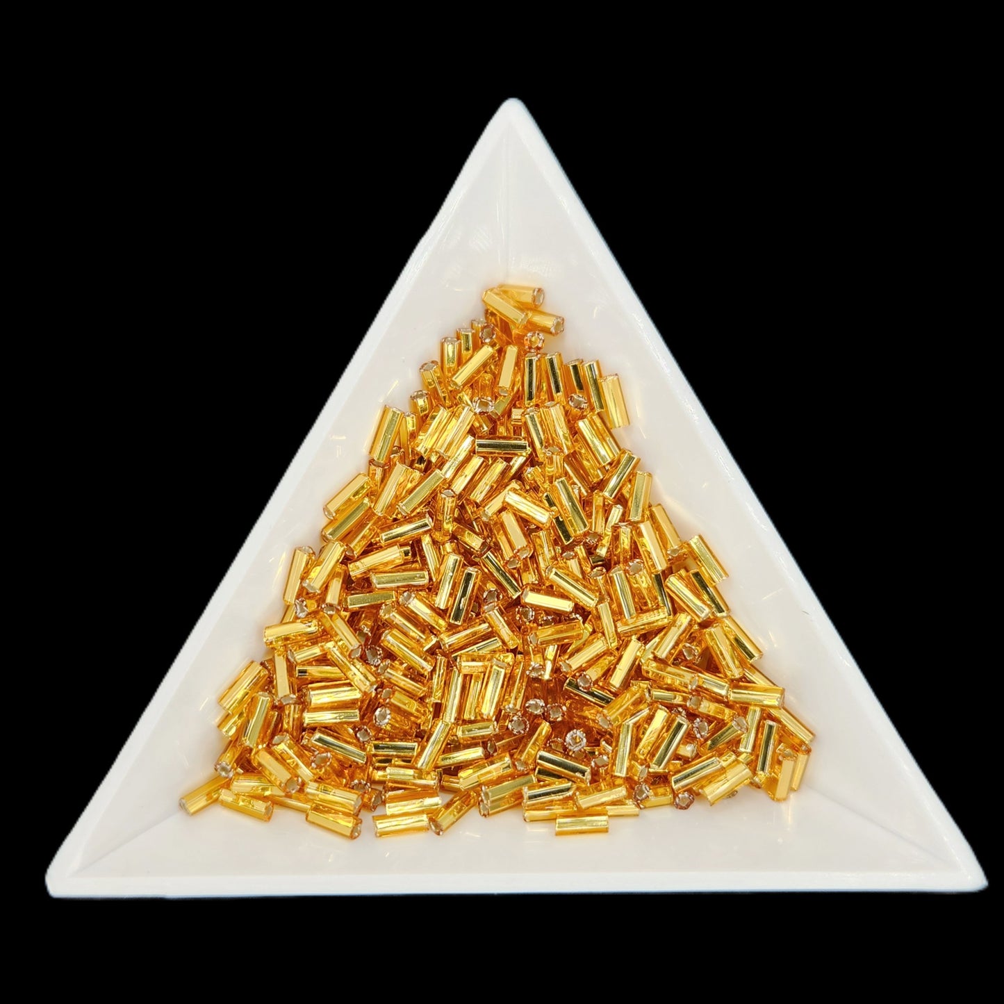 BU2-17050, #2 Bugle 22g Silver Lined Gold