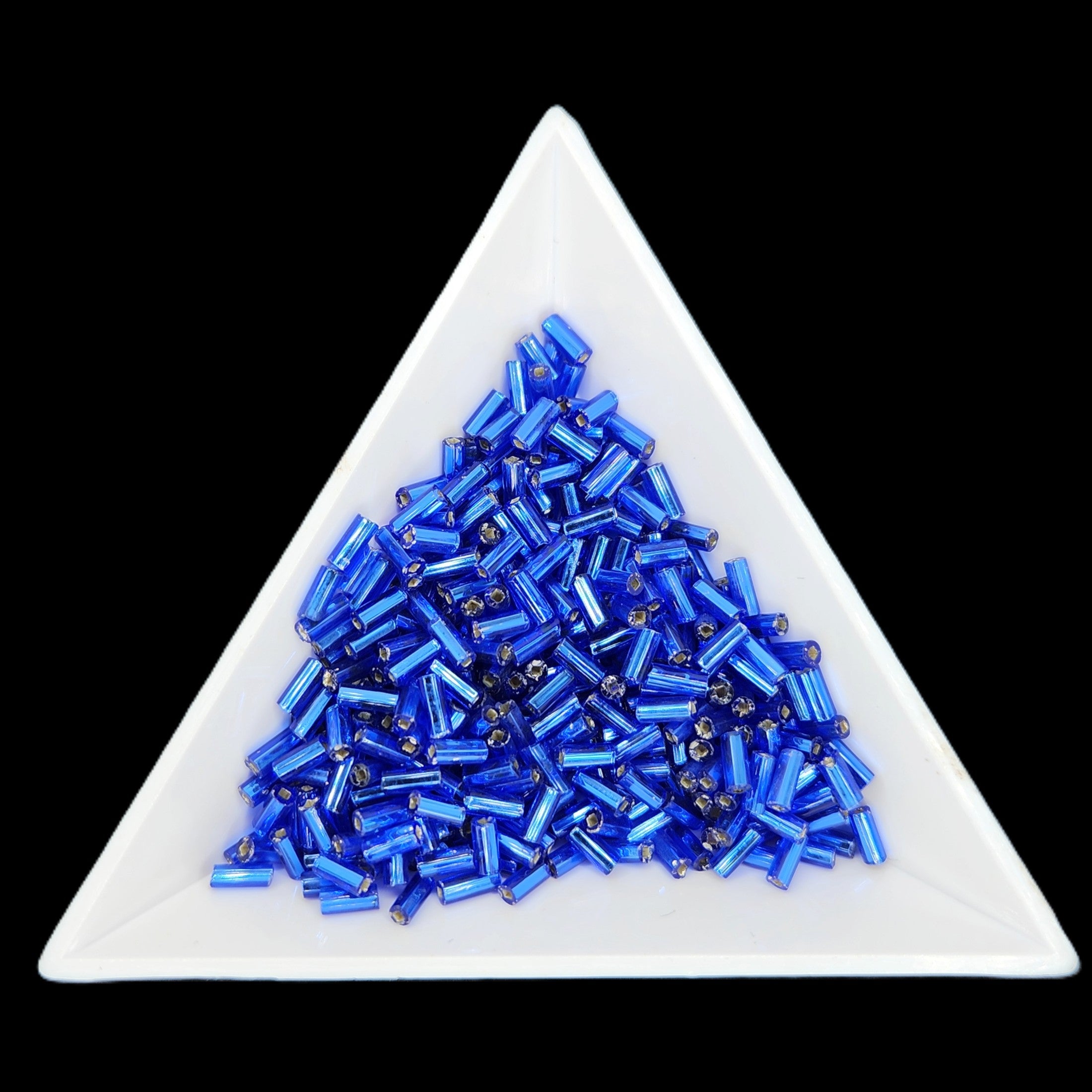 BU2-37080 , #2 Bugle 22g Silver Lined Dark Blue