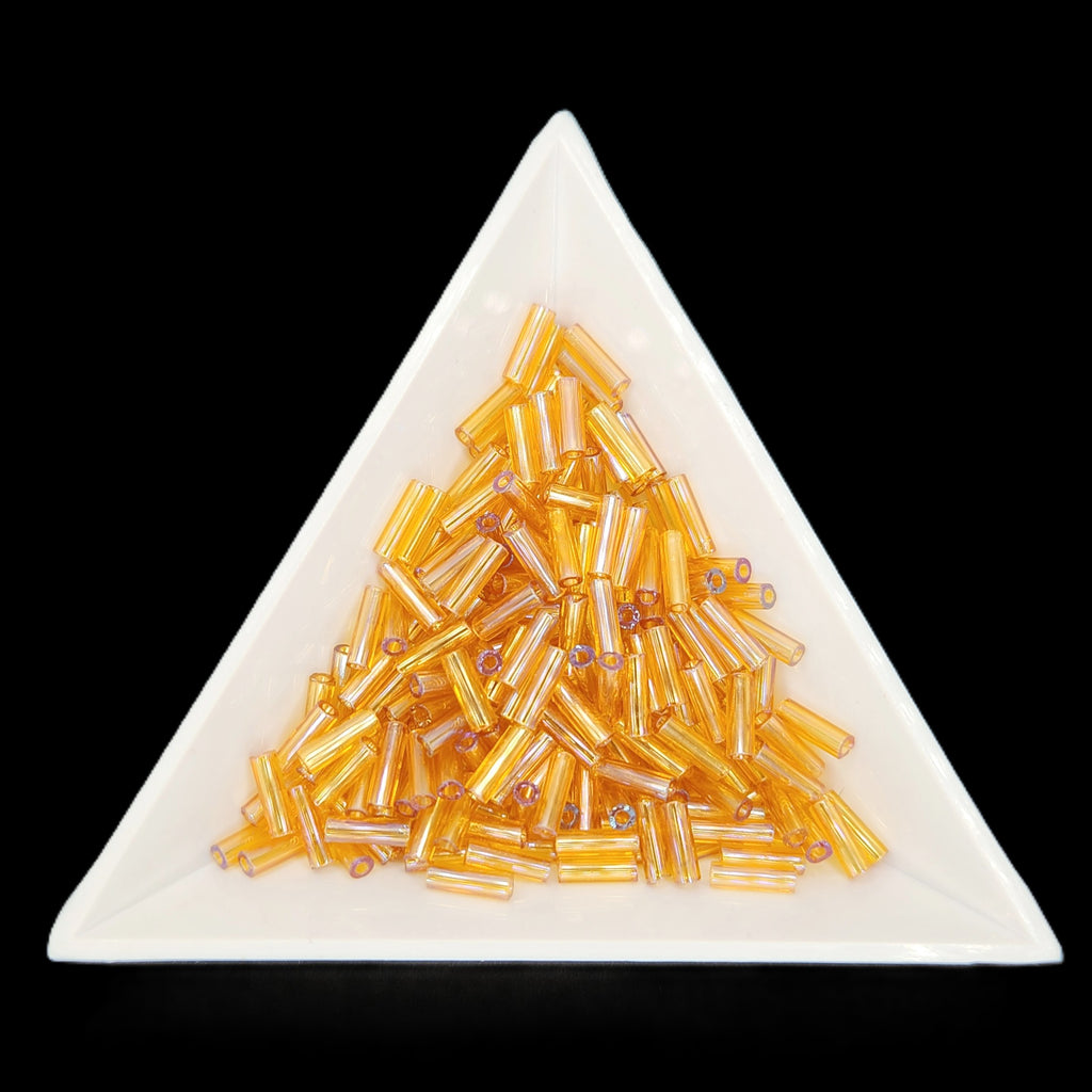 BU3-11050, #3 Bugle 22g Transparent Topaz AB