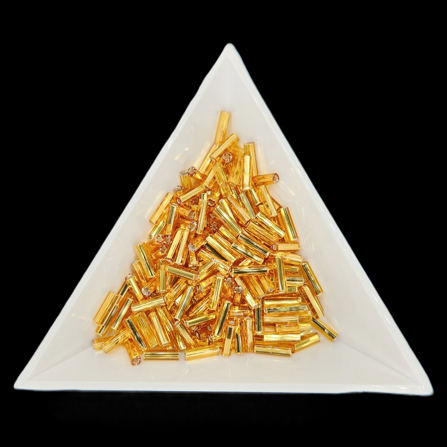 BU3-17050, #3 Bugle 22g Silver Lined Gold