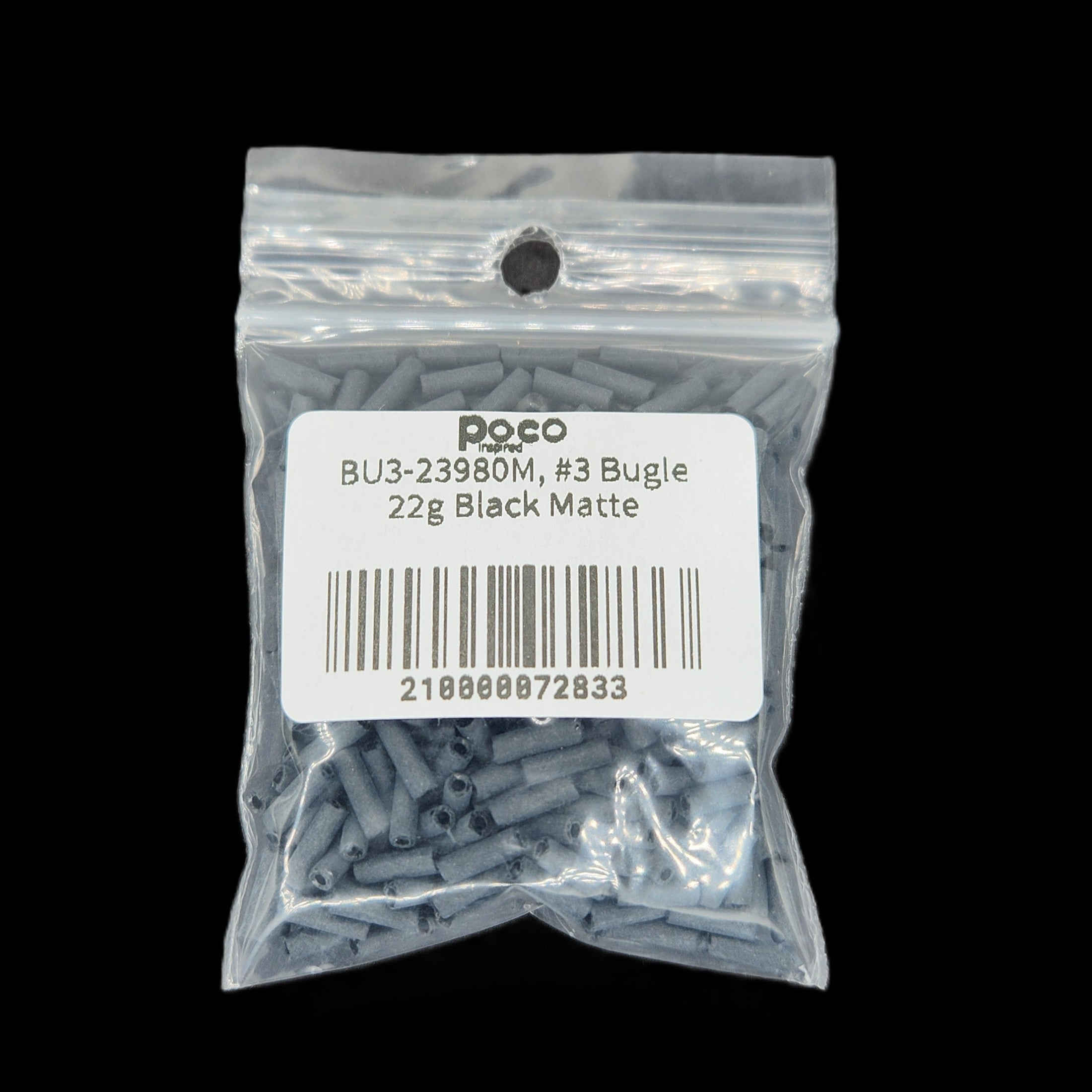 BU3-23980M, #3 Bugle 22g Op Matte Black