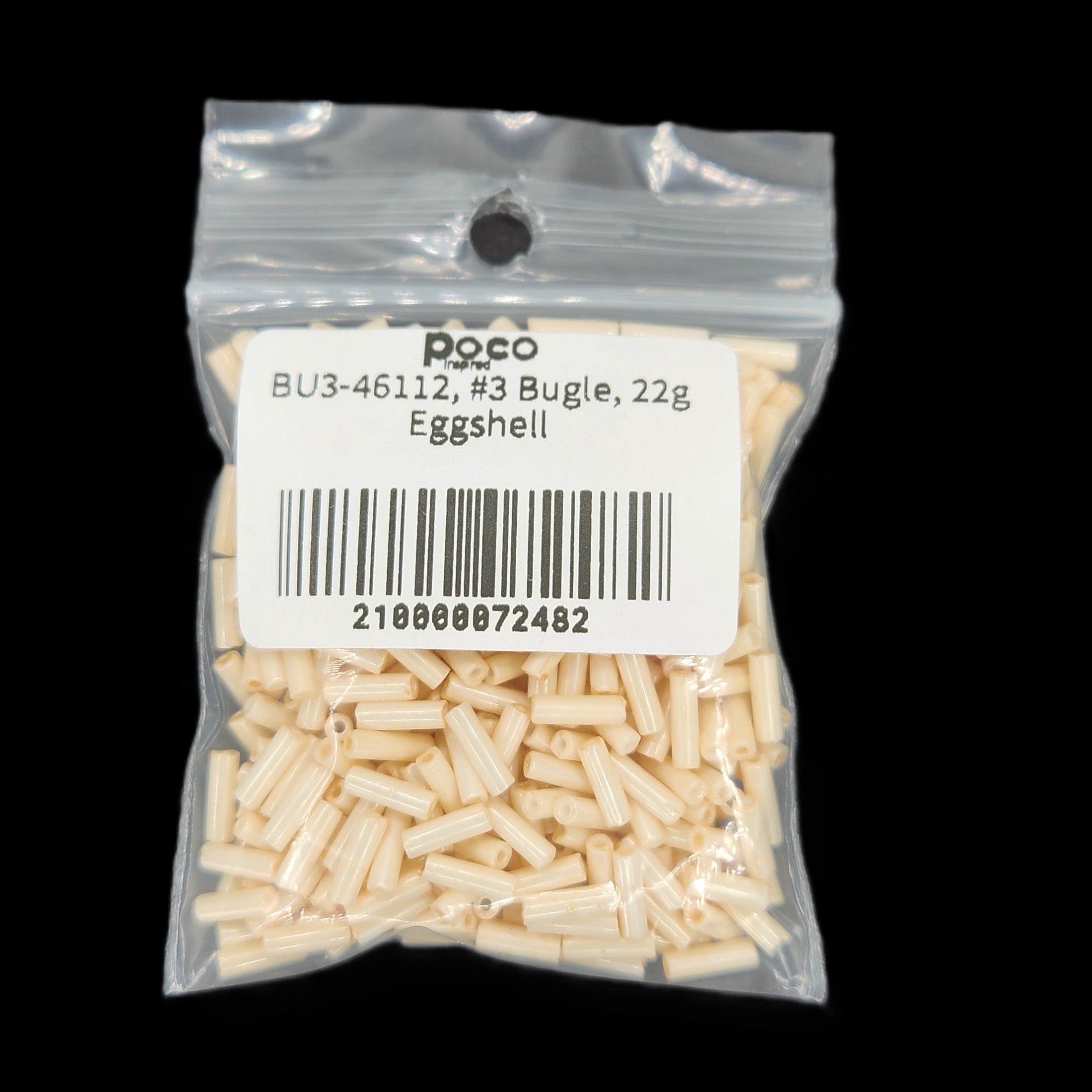 BU3-46112, #3 Bugle, 22g Eggshell
