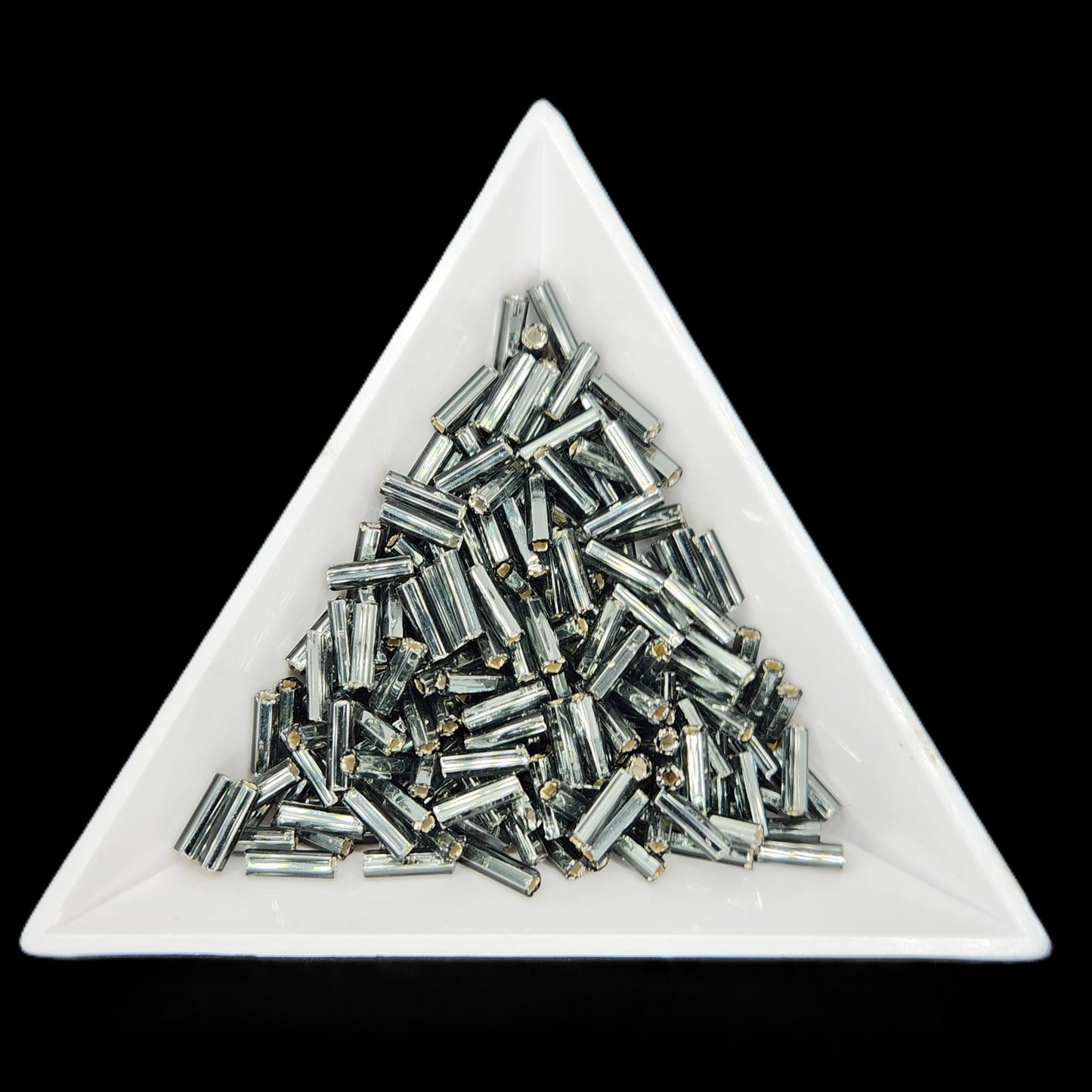 BU3-47010, #3 Bugle 22g Silver Lined Grey