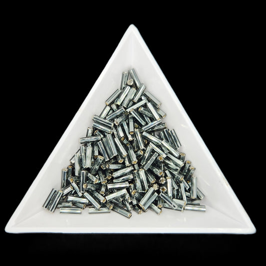 BU3-47010, #3 Bugle 22g Silver Lined Grey