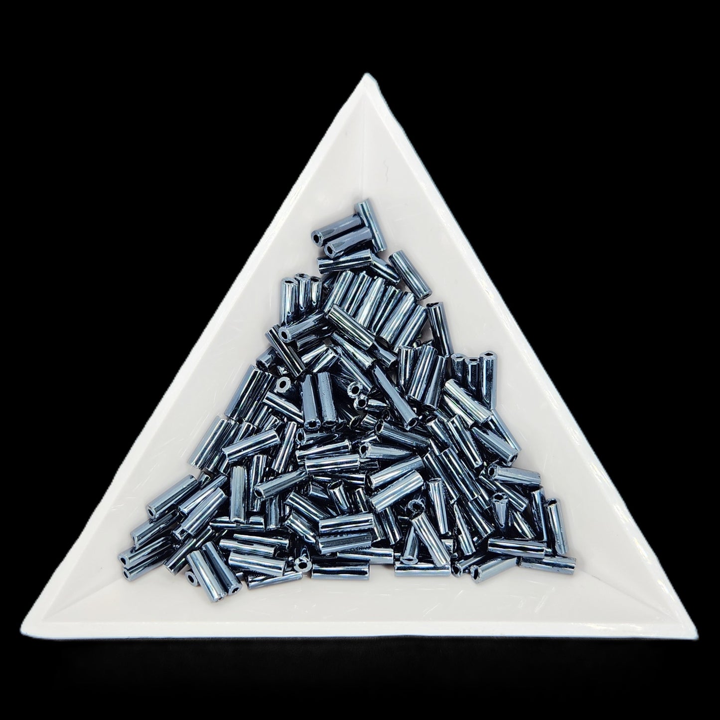 BU3-49102, #3 Bugle 22g Metallic Gunmetal