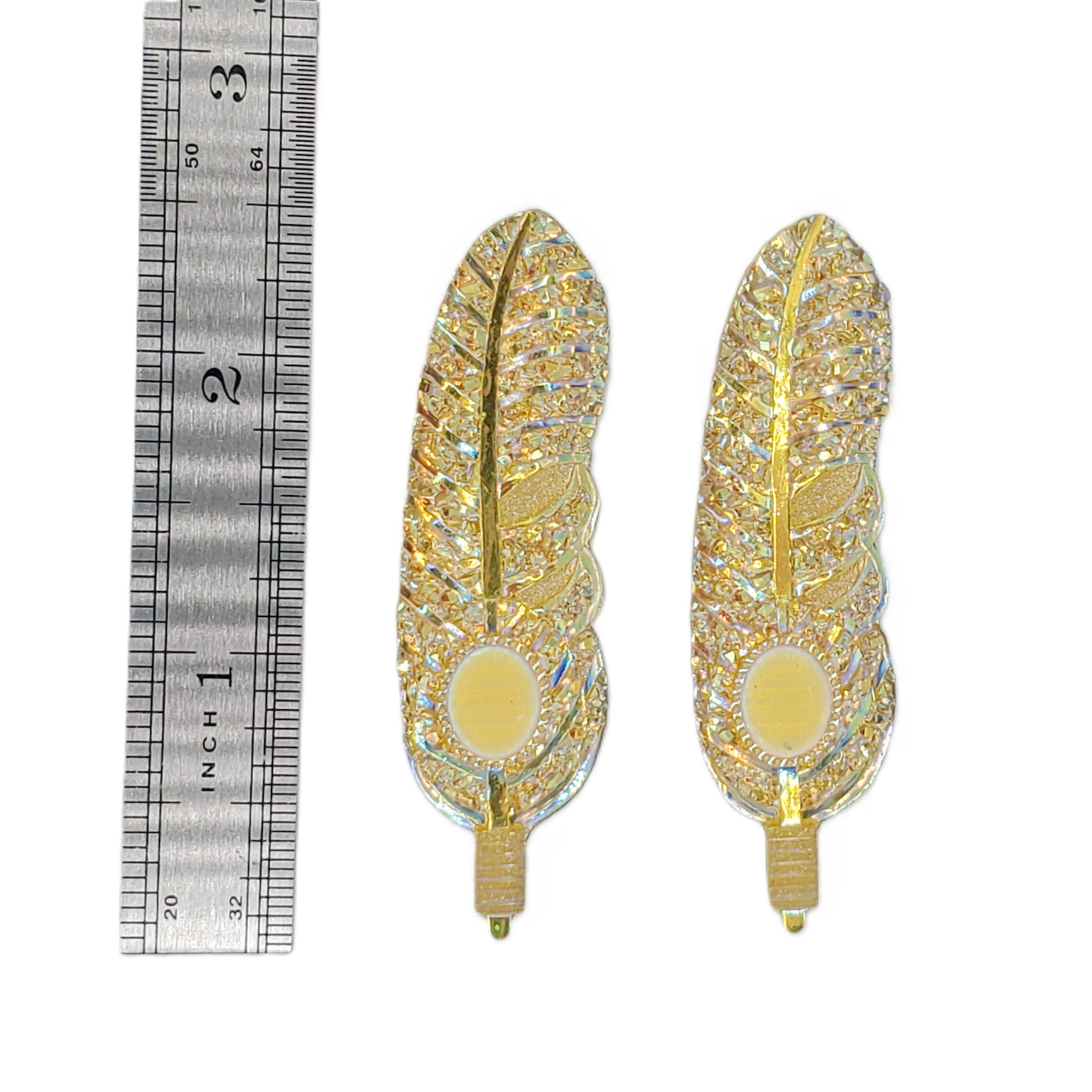 Resin Cabochon - Feather