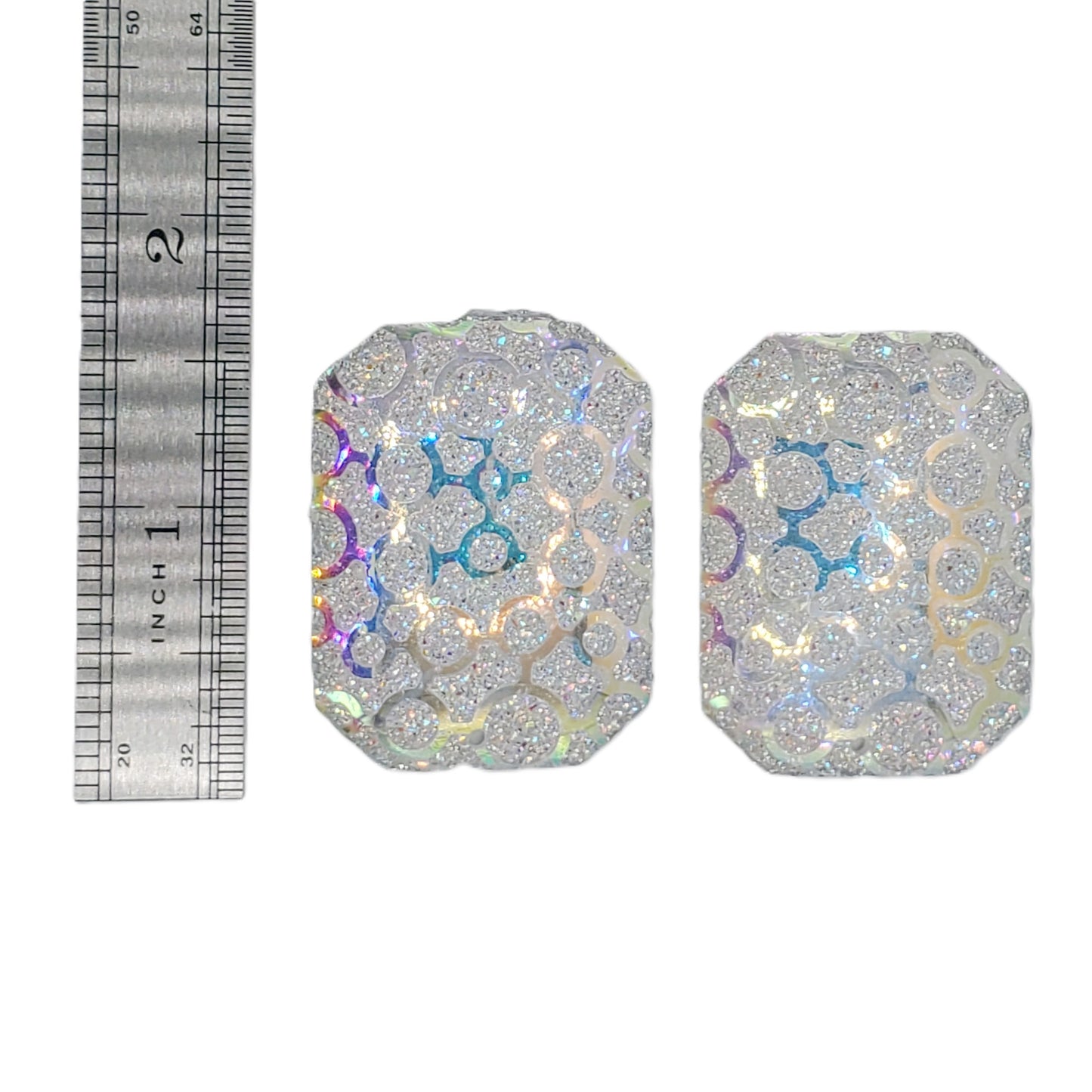 Resin Cab - Rectangle Large, Circles