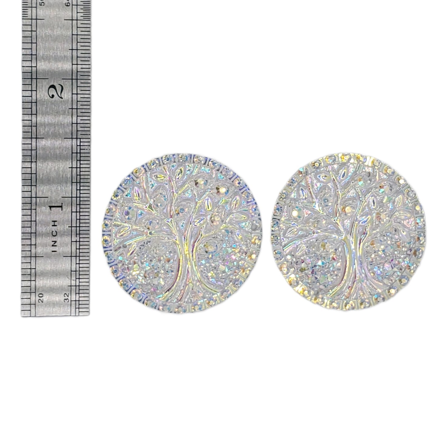 Resin Cab - Round Large, Tree of Life
