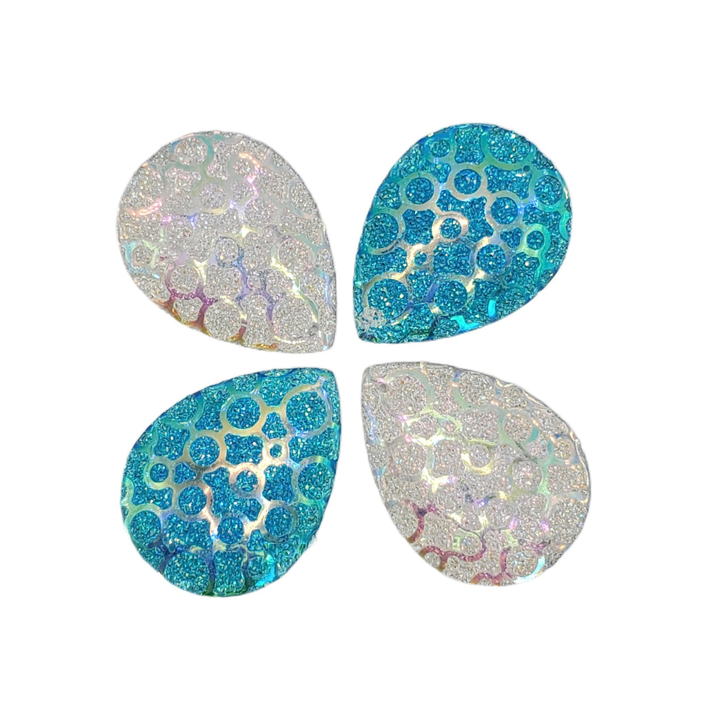 Resin Cab - Teardrop Large, Circles